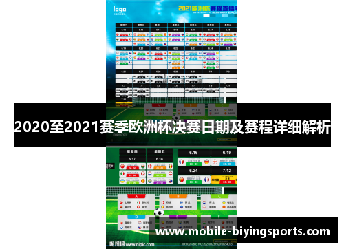 2020至2021赛季欧洲杯决赛日期及赛程详细解析 2020至2021赛季欧洲杯决赛日期及赛程详细解析