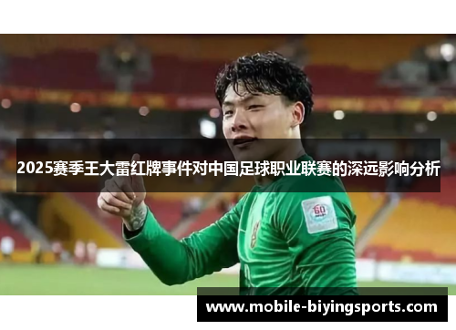 2025赛季王大雷红牌事件对中国足球职业联赛的深远影响分析 2025赛季王大雷红牌事件对中国足球职业联赛的深远影响分析