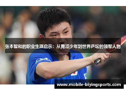 张本智和的职业生涯启示:从青涩少年到世界乒坛的领军人物 张本智和的职业生涯启示:从青涩少年到世界乒坛的领军人物