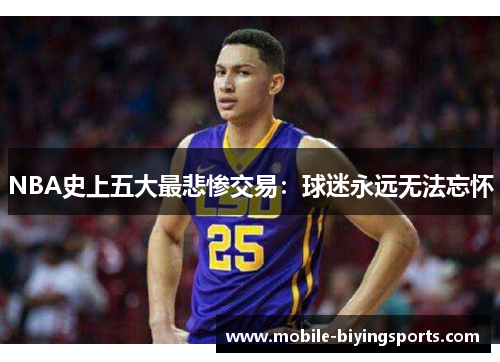 NBA史上五大最悲惨交易:球迷永远无法忘怀 NBA史上五大最悲惨交易:球迷永远无法忘怀