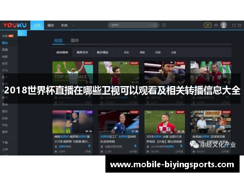 2018世界杯直播在哪些卫视可以观看及相关转播信息大全 2018世界杯直播在哪些卫视可以观看及相关转播信息大全